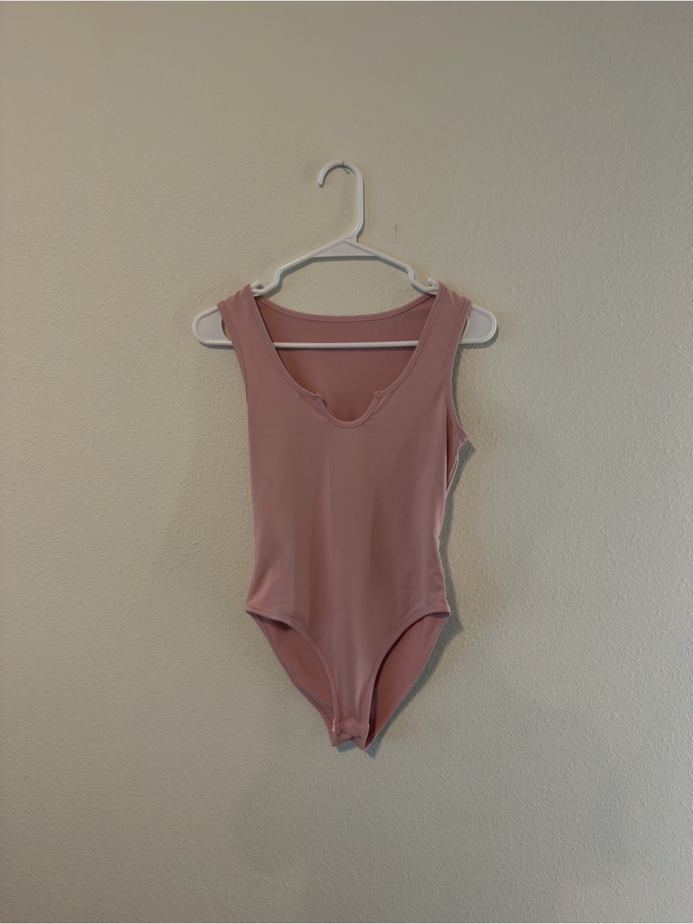 Girls' Pink Sleeveless One-Piece Leotard
